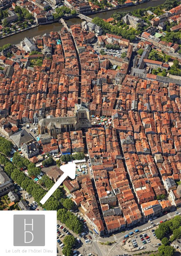 Le Loft De L'Hotel Dieu Villefranche-de-Rouergue Exteriör bild